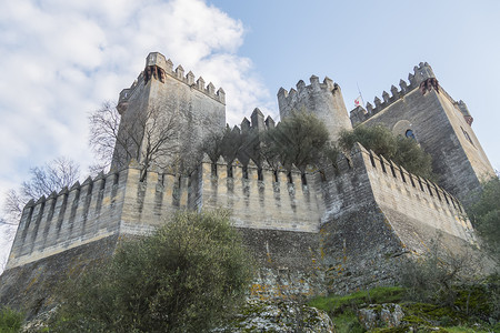 阿尔莫多瓦德尔里奥阿尔莫多瓦尔德尔里奥城堡 西班牙科尔多瓦建筑石方场景旅游安全农村吸引力旅行防御地标背景