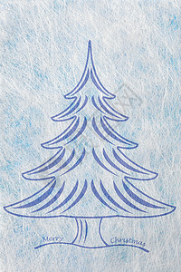 抽象圣诞树圣诞车材料灰色白色蓝色织物贺卡场景挫败电影闪光背景图片