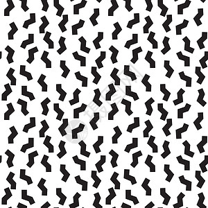 矢量无缝模式 孟菲的现代几何背景包装圆圈亚麻装饰装饰品黑色纺织品艺术框架条纹背景图片