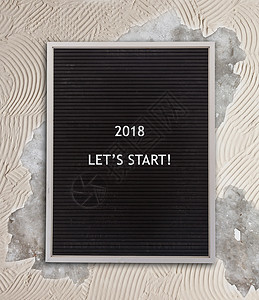 非常老旧的菜单板  新年  2018阴影白色空板框架菜单木板背景图片