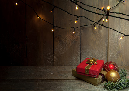 圣诞礼品背景玩具盒子广告季节性问候礼物玩意儿展示丝带空白背景图片
