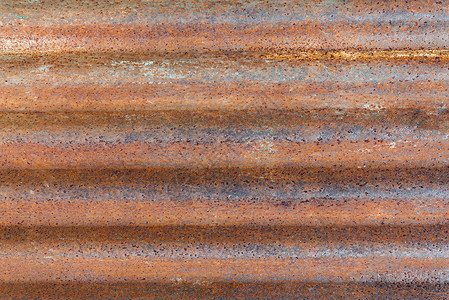 有条纹的Rusty 镀锌色素质料金属底底厚水平背景