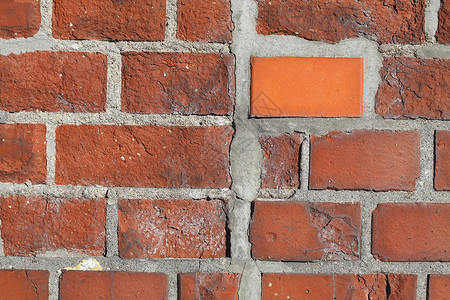 红砖墙建筑积木砖墙砖块建筑学模块水泥石头石墙红色背景图片
