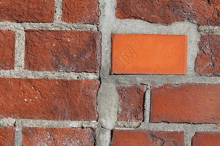 红砖墙红色积木砖墙砖块建筑学建筑模块石头水泥石墙背景图片