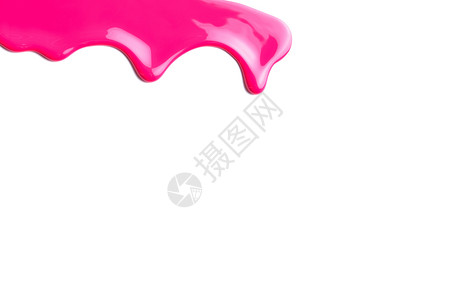 波兰文钉甲美甲液体金属指甲凝胶光泽度粉色痕迹克力红色背景图片