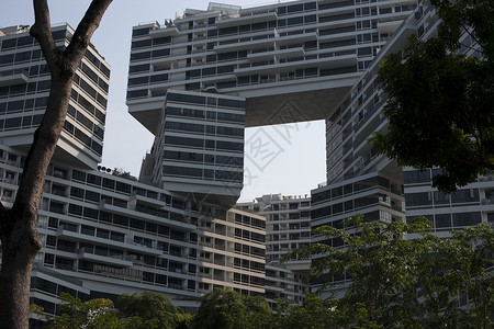 新达现代建筑 新加坡梯田和新加坡背景