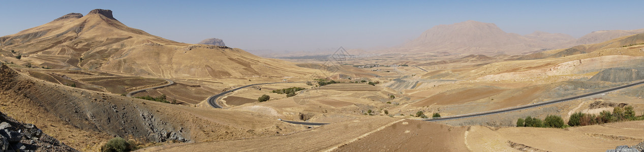 克尔曼景观 Kermanshah 伊朗 亚洲山脉全景假期荒野旅游旅行风景背景