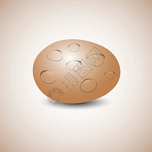 用沸水煮沸毛豆用水滴 矢量说明的卵蛋插画