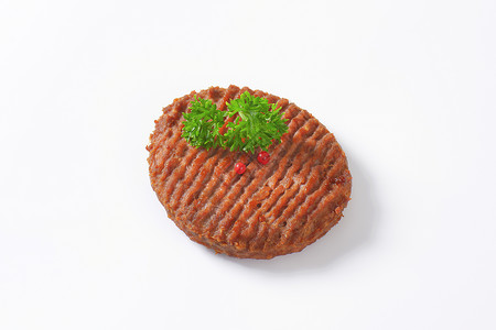 牛肉汉堡地面食物馅饼红肉背景图片