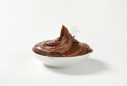 黑桃巧克力扩散甜点小吃奶油榛子食物坚果软糖配料黄油高清图片