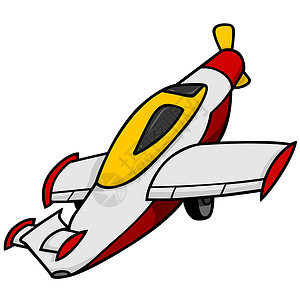 玩具飞机绘画运输白色卡通片剪贴插图背景图片