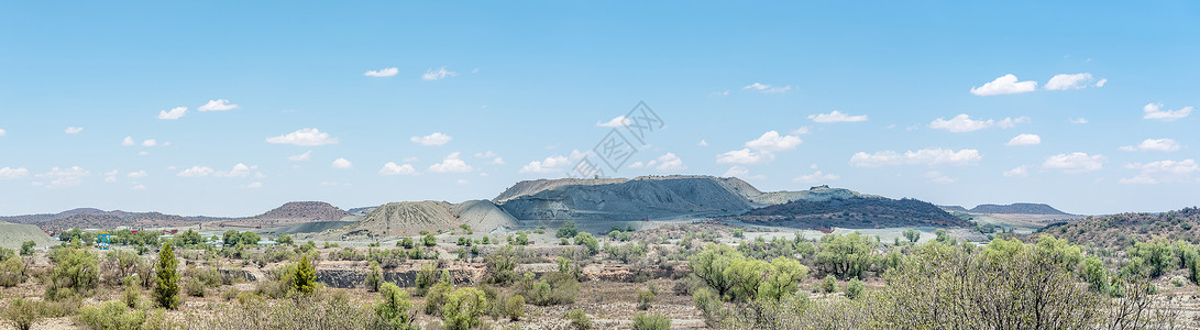 贾格斯方丹钻石矿的全景高清图片