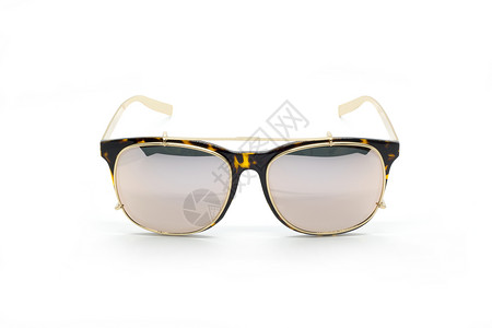 现代时尚太阳镜 孤立在白色背景上 格拉斯太阳旅人眼镜镜片衣服反射阳光配饰玻璃魅力背景图片