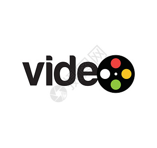 软件标志视频标志设计框架电影音乐娱乐照片软件导航身份圆圈记录插画