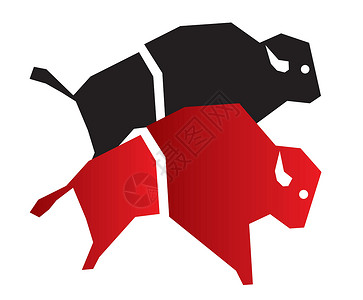 斗牛士水牛标志设计动物群尾巴哺乳动物文化荒野自然商业艺术徽章斗争插画