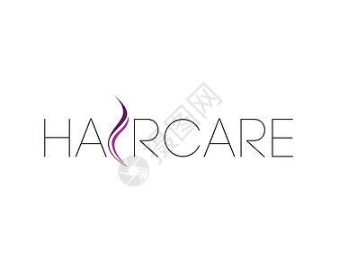 护发标志设计波浪洗发水身份理发店插图美容海浪公司艺术魅力背景图片