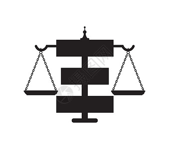 法律图标概念设计背景图片
