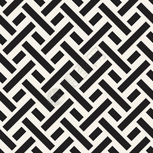 迷宫纠结的线条当代图形 矢量无缝黑白图案剥离路线艺术包装几何学装饰品打印黑色插图创造力背景图片