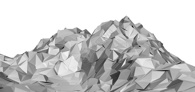 白色抽象多边形 mountai3d远足旅行顶峰岩石几何学坡度三角形冰山爬坡背景图片