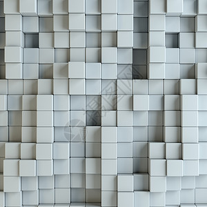 抽象的白色块艺术建筑学正方形电脑建筑横幅马赛克3d立方体技术背景图片
