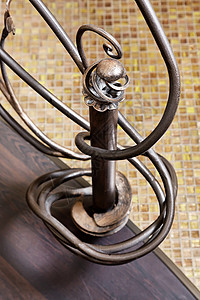 古典马赛克楼梯装饰性元素背景图片