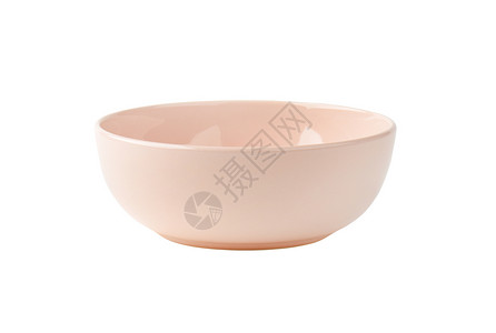 圆形粉色碗制品餐具陶瓷盘子陶器背景图片