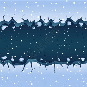 雪玉洞冬季冰寒设计图片