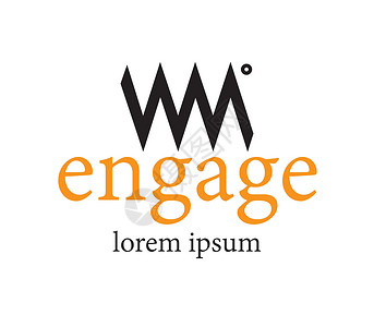 WM 标志设计概念团体公司网络字母协会营销缩写互联网小写咨询背景图片