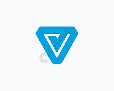 V领字母 V 标志设计摘要 标志图标设计模板字体插图品牌中风运动科学积分技术艺术商业设计图片