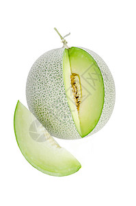 白色的绿瓜水果热带蔬菜饮食西瓜绿色食物背景图片