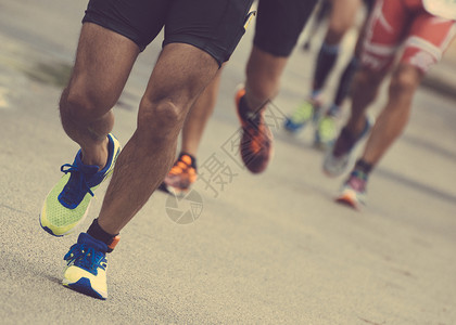 马拉松鞋训练健康高清图片