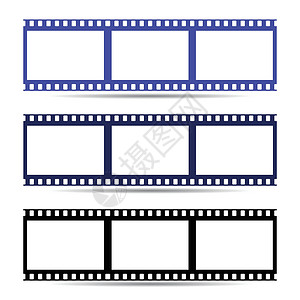 电影帧磁带简单的图标 插画背景图片