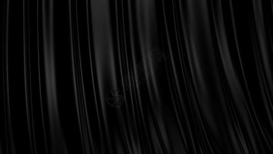 3D 插图抽象黑色背景装饰品窗帘技术抛光背景图片