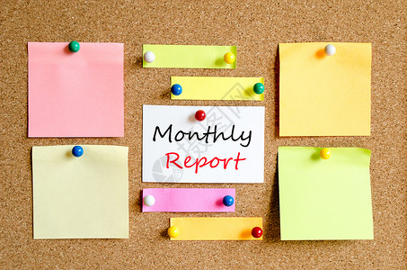 月度报告PPT月度报告文本概念办公室创造力商业笔记背景