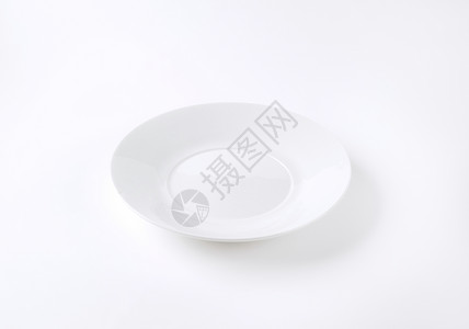 空白调色盘盘子陶瓷圆形餐具陶器白色背景图片