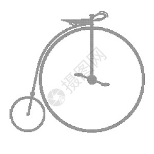 一分钱一分货Penny 远方半通艺术框架轮子历史性踏板车辆车把绘画插图座位背景