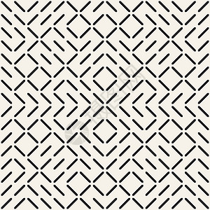 具有对称线格的几何民族背景 矢量抽象无缝模式正方形风格边界艺术几何学装饰品国家墙纸条纹织物背景图片