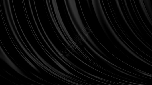 3D 插图抽象黑色背景抛光技术窗帘装饰品背景图片