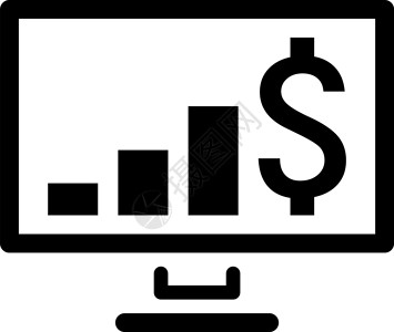 哟润预期利润图标 商业概念 平板设计展示财务销售经济学电子商务监视器统计图表推介会生长设计图片
