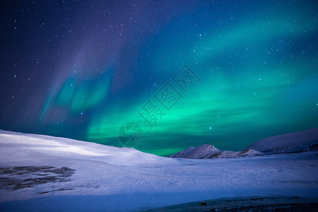 极地小夜灯图像天空图片极光背景图片