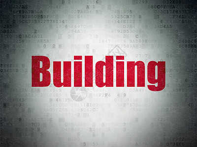 构建基于数字数据纸背景的概念生长城市建筑学电脑代码建造房子编程软件工程背景图片