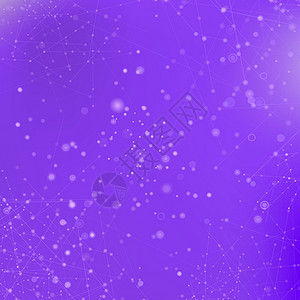 紫色技术背景 带粒子背景图片