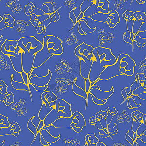 花卉图形设计 用于装饰和设计的矢量花卉手绘元素 黑色图像艺术剪贴簿花瓣墨水漩涡花园草图礼物打印涂鸦背景图片