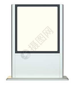 电灯箱推介会盒子小样横幅画廊木板框架公告3d广告牌背景图片