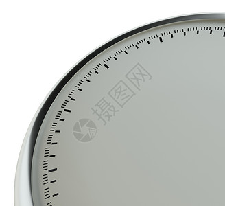 没有数字和箭头的钟面挂钟时间黑色3d手表概念白色渲染地方框架背景图片