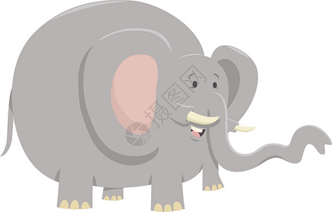 大象动物性格背景图片