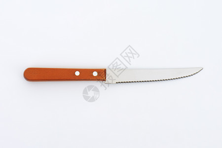刀片刀高架棕色用具厨房刀刃锯齿状背景图片
