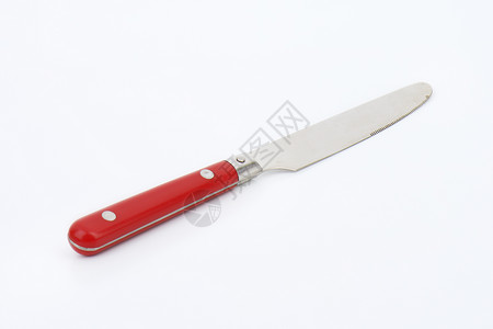 红色桌子刀刀具厨房用具背景图片