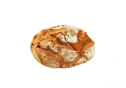 新鲜面包面包食物棒子玉米烘焙硬皮产品工匠圆形背景图片