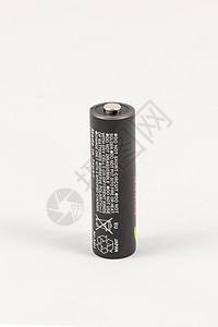 单无品牌黑色 AA 可再充电电池组背景图片